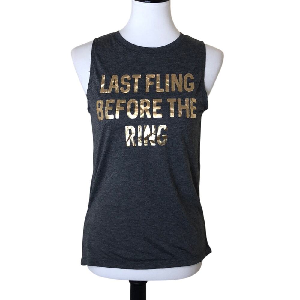 Modern Lux Bachelorette Party Tank Womens Size S